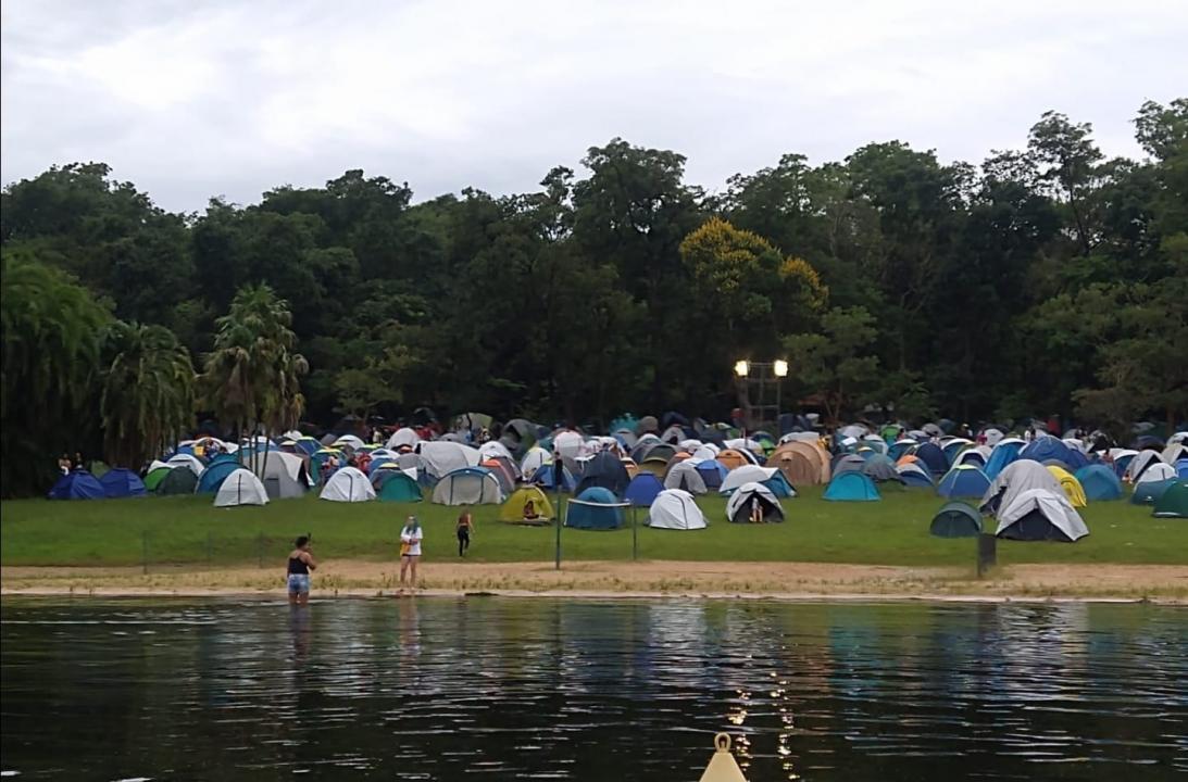 Foto 4 de 6 — Bombeiros encontram corpo em represa do Náutico após “rave”